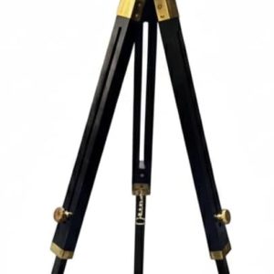 Adjustable Tripod Floor Lamp Black
