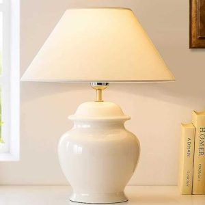 Ceramic Table Lamp White