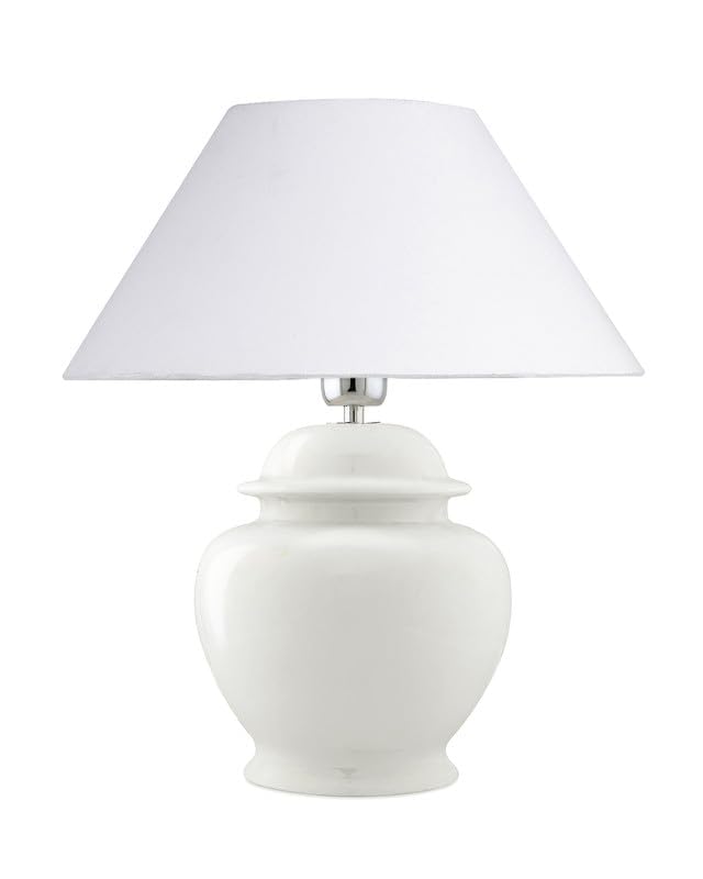 Ceramic Table Lamp White - Image 2