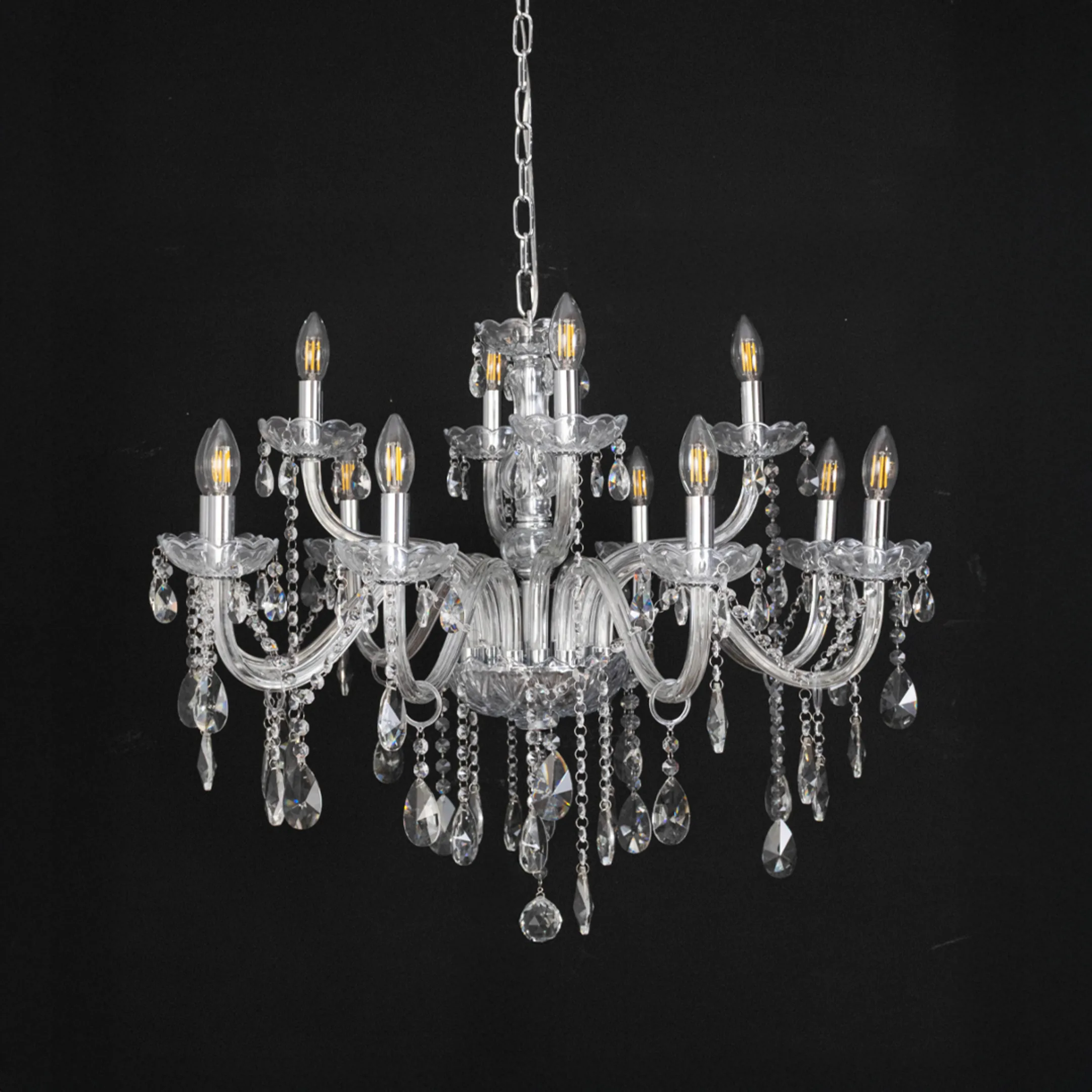 Crystal Grand Chandelier 12-Light - Image 2