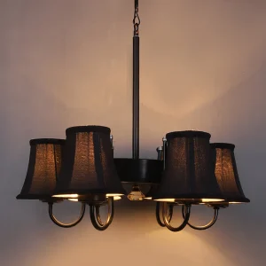 Empire Style Chandelier Black