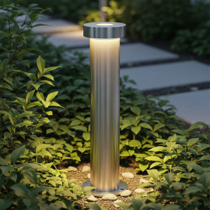 Garden Bollard Light Stainless 45cm