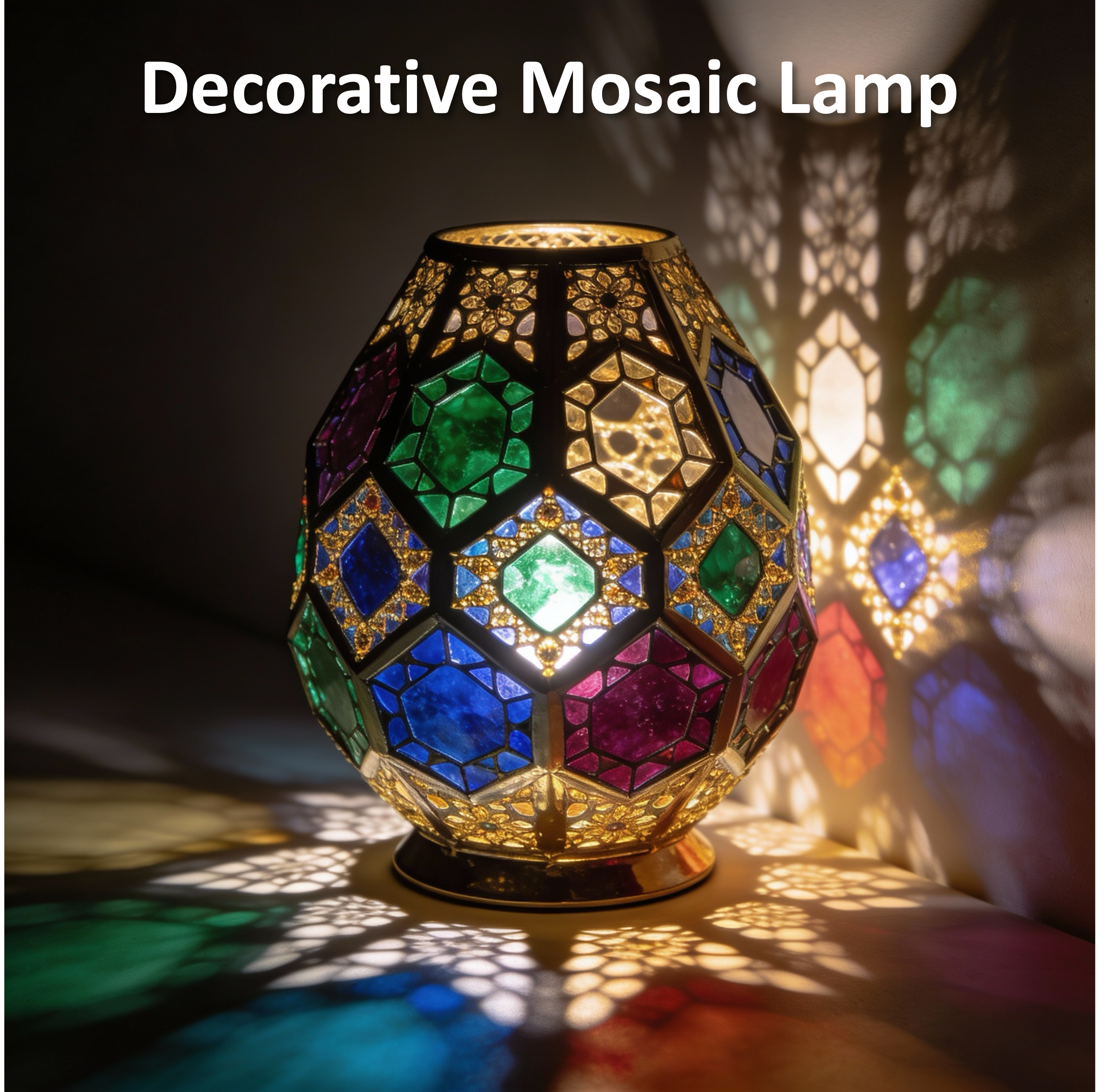 Decorative Mosaic Lamp