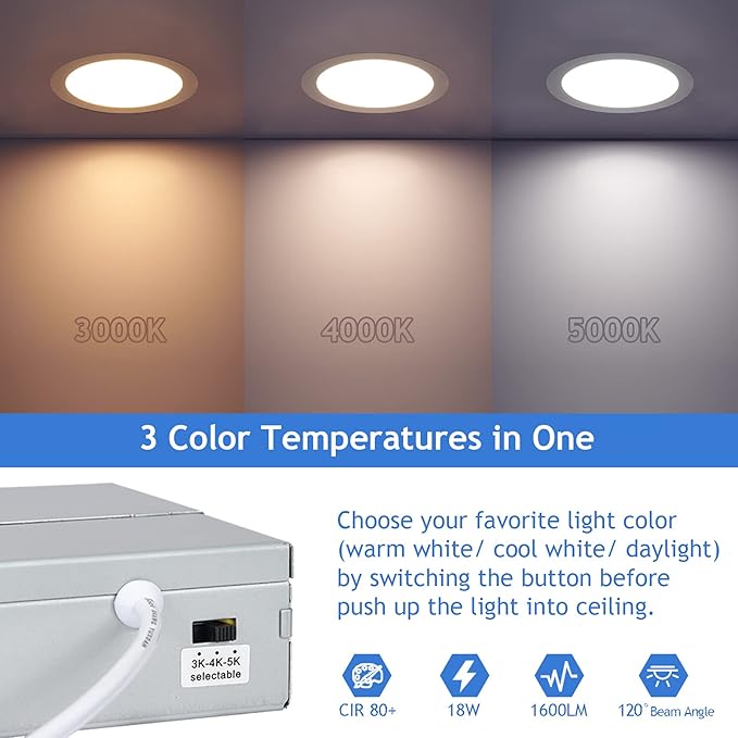 LED Recessed Downlight 15W Dimmable - Image 4