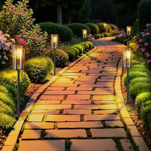 Path Light LED Solar 8-Pack