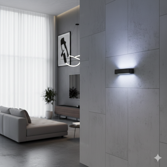 wall uplighter led cool white