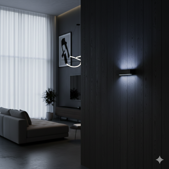 wall uplighter led cool white