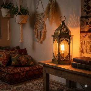 decorative lantern light metal brass