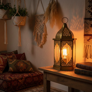 decorative lantern light metal brass