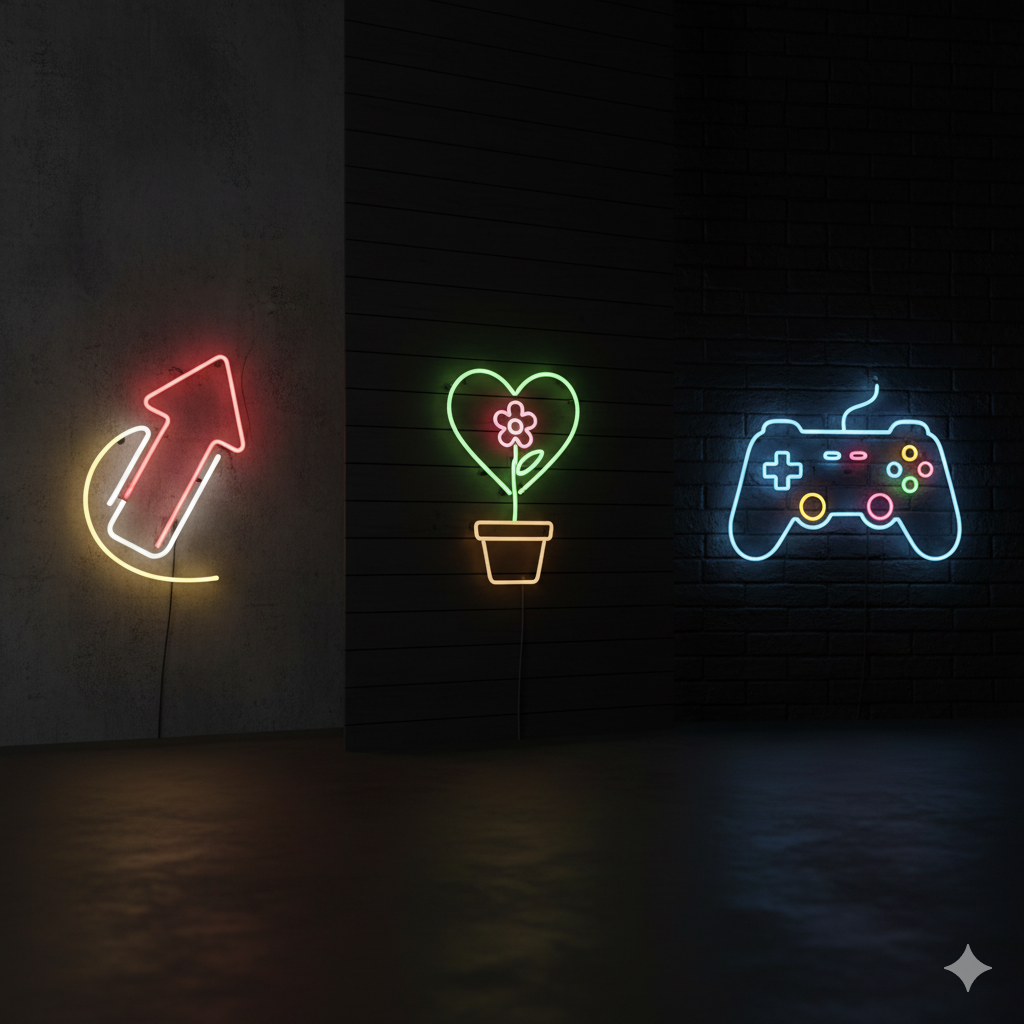 neon sign light preset designs