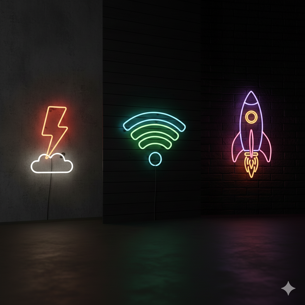 neon sign light preset designs