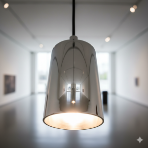 Pendant Track Light Large Chrome