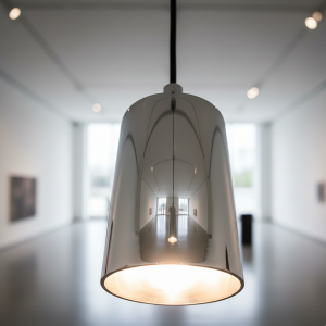 Pendant Track Light Large Chrome