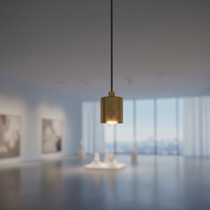Pendant Track Light Small Brass