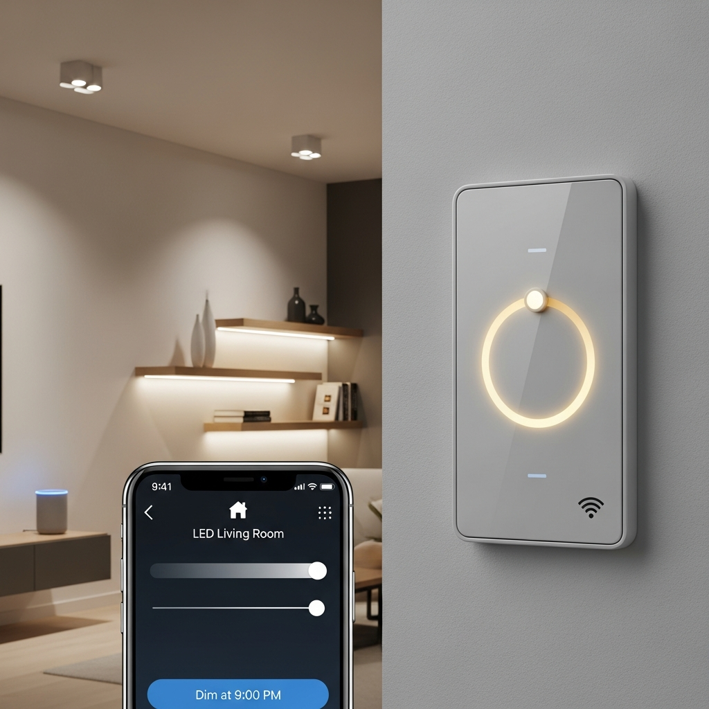 smart led dimmer switch wifi
