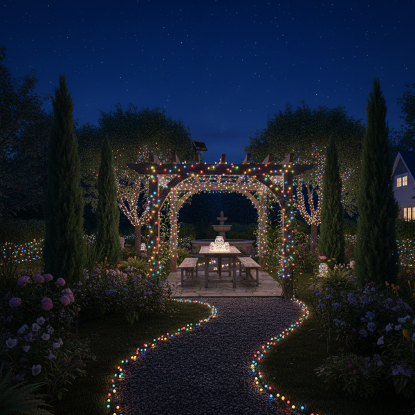 fairy string lights solar powered
